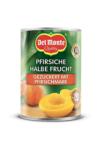 Peach Halves in Syrup Pulp